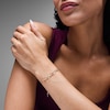 Thumbnail Image 2 of Diamond-Cut Large-Link Bolo Bracelet in Hollow 10K Gold - 9.0"