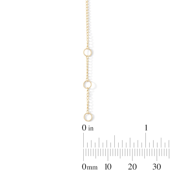 5.0mm Freshwater Cultured Pearl Curb Chain Bracelet in 10K Gold