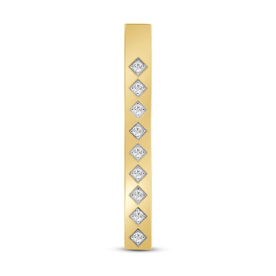 1/6 CT. T.w. Diamond Vertical Pendant in 10K Gold