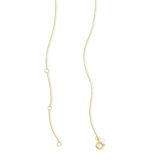 5.0mm Freshwater Cultured Pearl and Certified Lab-Grown Diamond Accent "Y" Necklace in 10K Gold (F/Vs2) - 18.25"