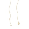 Thumbnail Image 3 of 1/10 CT. T.W. Heart-Shaped Certified Lab-Grown Multi-Diamond Necklace in 10K Gold (F/VS2)
