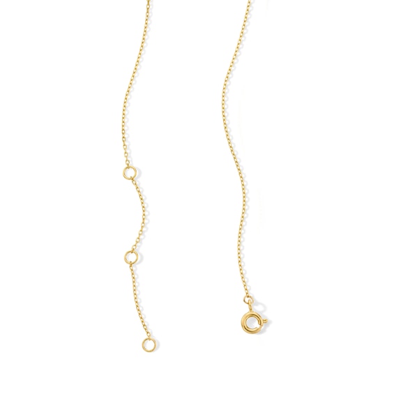 1/10 CT. T.w. Heart-Shaped Certified Lab-Grown Multi-Diamond Necklace in 10K Gold (F/Vs2)