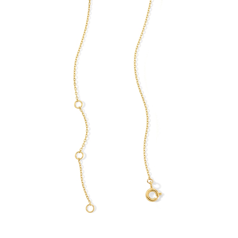 Main Image 3 of 1/10 CT. T.W. Heart-Shaped Certified Lab-Grown Multi-Diamond Necklace in 10K Gold (F/VS2)