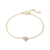 Thumbnail Image 1 of 1/10 CT. T.W. Heart-Shaped Certified Lab-Grown Multi-Diamond Bracelet in 10K Gold (F/VS2)
