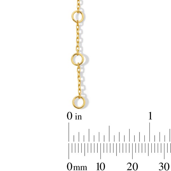 1/10 CT. T.w. Heart-Shaped Certified Lab-Grown Multi-Diamond Bracelet in 10K Gold (F/Vs2)