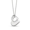 Thumbnail Image 1 of Entwined Tilted Hearts Pendant in Sterling Silver
