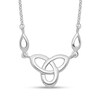 Thumbnail Image 1 of Celtic Knot Necklace in Sterling Silver
