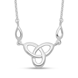 Celtic Knot Necklace in Sterling Silver