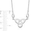 Thumbnail Image 2 of Celtic Knot Necklace in Sterling Silver