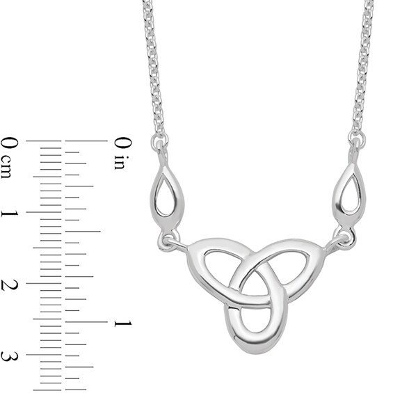Celtic Knot Necklace in Sterling Silver