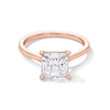Thumbnail Image 1 of 3 CT. Princess-Cut Certified Lab-Grown Diamond Solitaire Engagement Ring in 14K Rose Gold (F/VS2)