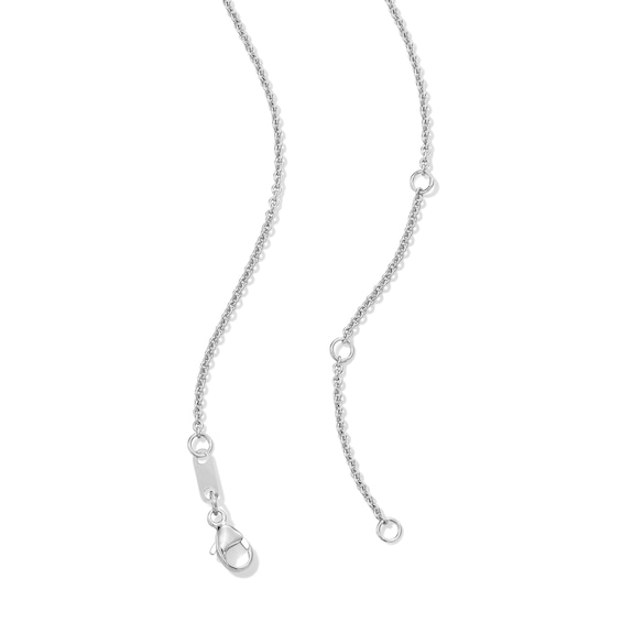 2 CT. T.w. Certified Lab-Grown Diamond Graduated Line Necklace in 10K White Gold (F/Vs2)