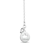 Thumbnail Image 2 of Enchanted Disney Villains Evil Queen Onyx, Garnet and Black Diamond Dagger Necklace in Sterling Silver - 20"