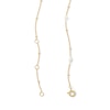 Thumbnail Image 4 of Baroque Freshwater Cultured Pearl and Bead Station Necklace in Sterling Silver with 18K Gold Plate