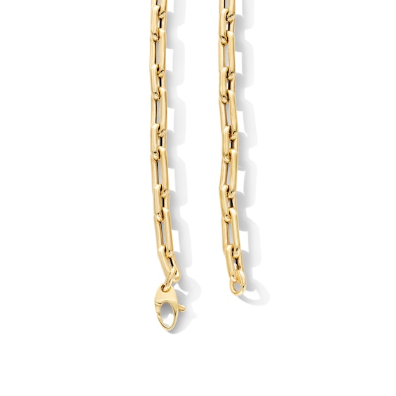 5.6mm Paper Clip Chain Necklace in Hollow 10K Gold