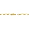 Thumbnail Image 2 of 6.0mm Domed Curb Chain Bracelet in Hollow 10K Gold - 8.5”