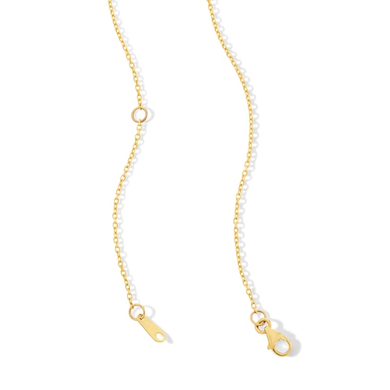 1/4 CT. T.w. Certified Lab-Grown Multi-Diamond Hexagon Pendant in 10K Gold (F/Vs2)