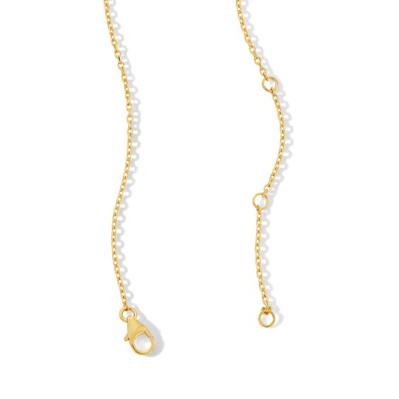 1 CT. T.w. Certified Lab-Grown Multi-Diamond Dangle Station Necklace in 10K Gold (F/Vs2)