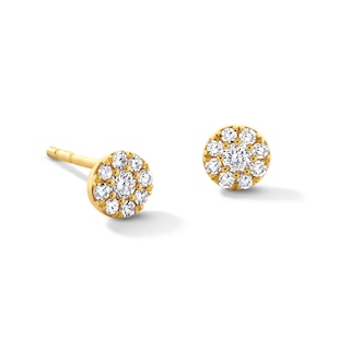 1/6 CT. T.W.  Lab-Grown Multi-Diamond Stud Earrings in 10K Gold (F/VS2)
