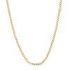 Thumbnail Image 1 of 1/6 CT. T.W. Certified Lab-Grown Diamond Five Stone Bead Chain Necklace in Sterling Silver with 18K Gold Plate - 16"