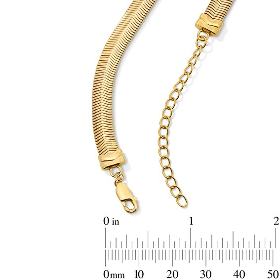 6.0mm Snake Chain Necklace in Solid Sterling Silver with 18K Gold Plate