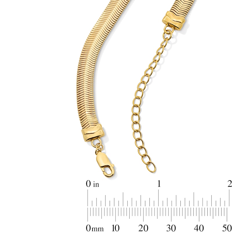 Main Image 4 of 6.0mm Snake Chain Necklace in Solid Sterling Silver with 18K Gold Plate