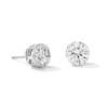 Thumbnail Image 1 of 3 CT. T.W. Certified Lab-Grown Diamond Solitaire Stud Earrings in 10K White Gold (F/VS2)
