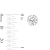 Thumbnail Image 2 of 3 CT. T.W. Certified Lab-Grown Diamond Solitaire Stud Earrings in 10K White Gold (F/VS2)
