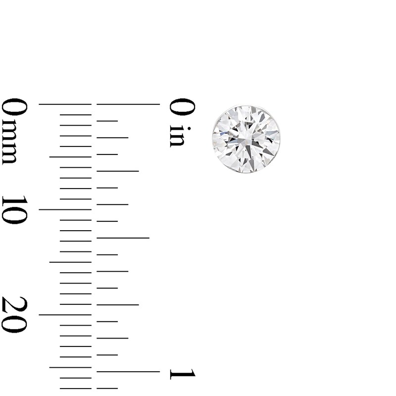 Main Image 2 of 2 CT. T.W. Certified Lab-Grown Diamond Solitaire Stud Earrings in 10K White Gold (F/VS2)