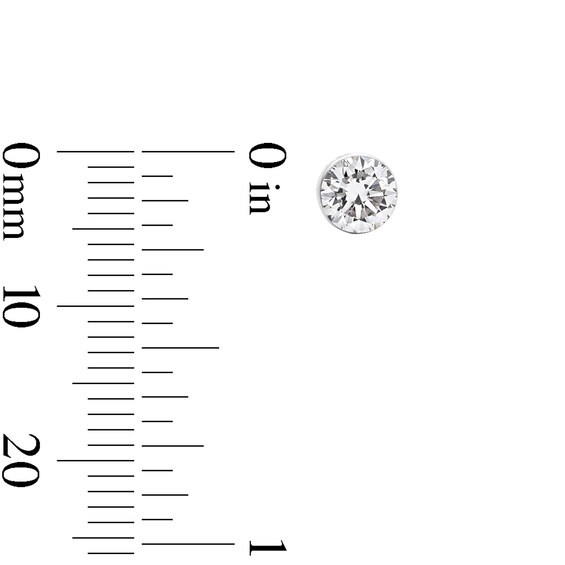 1 CT. T.w. Certified Lab-Grown Diamond Solitaire Stud Earrings in 10K White Gold (F/Vs2)