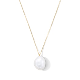 8.0mm Freshwater Cultured Pearl Pendant in 10K Gold