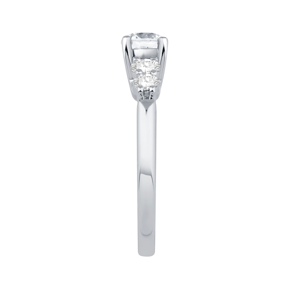 1-1/5 CT. T.w. Diamond Five-Stone Engagement Ring in 14K White Gold