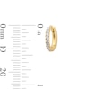 Thumbnail Image 3 of 1/5 CT. T.W. Certified Lab-Grown Diamond Hoop Earrings in 10K Gold (F/VS2)