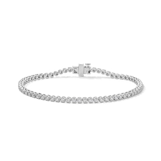 1 CT. T.W. Lab-Grown Diamond Tennis Bracelet in Sterling Silver (F/VS2)