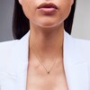 Thumbnail Image 2 of 1/20 CT. T.W. Certified Lab-Grown Diamond Triple Circle Pendant in 10K Gold (F/VS2)