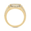 Thumbnail Image 3 of 1-1/2 CT. T.W.  Lab-Grown Multi-Diamond Cushion Frame Medallion Ring in 10K Gold (F/VS2)