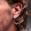 Thumbnail Image 2 of 1 CT. T.W.  Lab-Grown Multi-Diamond Hexagon Frame Stud Earrings in 10K Gold (F/VS2)