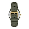 Thumbnail Image 2 of Men's Armani Exchange Green Silicone Strap Chronograph Watch with Olive Green Dial (Model: AX4169)
