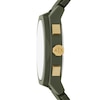 Thumbnail Image 3 of Men's Armani Exchange Green Silicone Strap Chronograph Watch with Olive Green Dial (Model: AX4169)