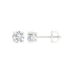 3/4 CT. T.W. Certified Lab-Grown Diamond Solitaire Stud Earrings in 14K White Gold (F/VS2)