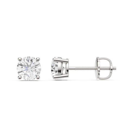 1-1/2 CT. T.w. Certified Lab-Grown Diamond Solitaire Stud Earrings in 14K Gold (F/Vs2