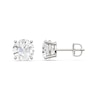 Thumbnail Image 1 of 4 CT. T.W. Certified Lab-Grown Diamond Solitaire Stud Earrings in 14K White Gold (F/VS2)