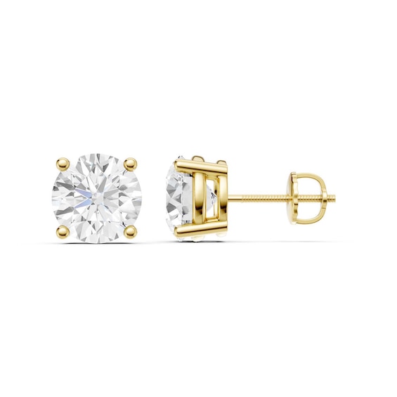 5 CT. T.w. Certified Lab-Grown Diamond Solitaire Stud Earrings in 14K Gold (F/Vs2)