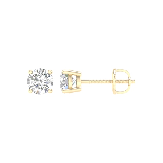 3/4 CT. T.w. Certified Lab-Grown Diamond Solitaire Stud Earrings in 14K Gold (F/Vs2)