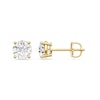 Thumbnail Image 1 of 2 CT. T.W. Certified Lab-Grown Diamond Solitaire Stud Earrings in 14K Gold (F/VS2)