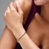 Thumbnail Image 2 of 7.0mm Curb Chain ID Bracelet in Hollow 10K Gold - 8.5"