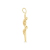 Thumbnail Image 3 of 1/4 CT. T.W. Certified Lab-Grown Diamond Cross with Snake Necklace Charm in 10K Gold (F/VS2)