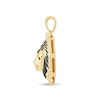 Thumbnail Image 3 of 1/4 CT. T.W. Certified Lab-Grown Diamond Lion Necklace Charm in Sterling Silver with 24K Gold Vermeil (F/VS2)