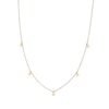 Thumbnail Image 1 of Disc Dangle Cable Chain Necklace in Solid 10K Gold