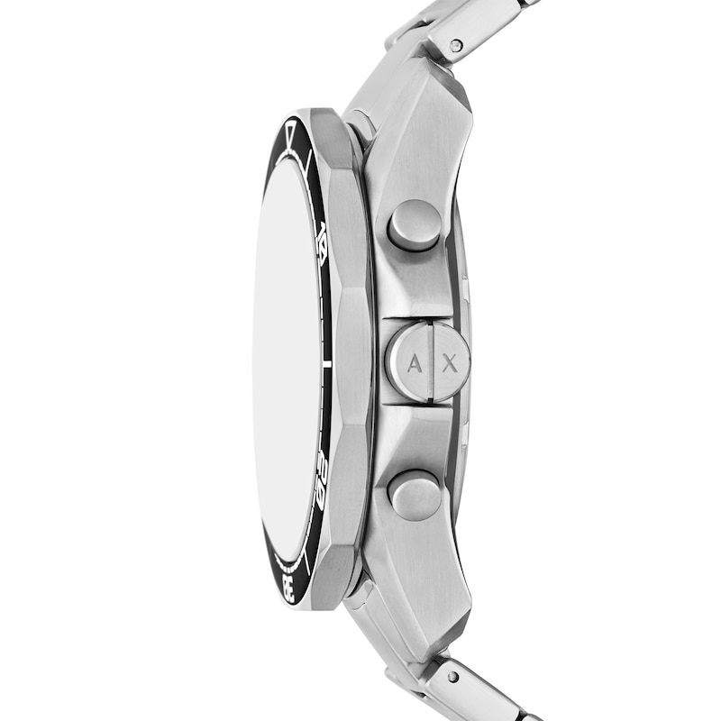 Main Image 3 of Men's Armani Exchange  Chronograph Watch with Textured Silver-Tone Dial (Model: AX1969)